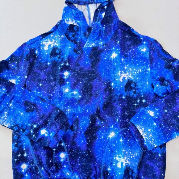 NWT - Lands End Hoody - Girls XL - Navy Galaxy Pattern - Picture 1 of 6